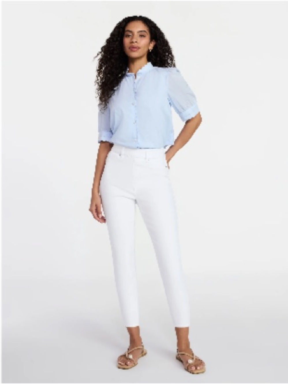Time and Tru White High-Rise Jeggings